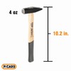 Picard 0000102-0100 Hand-/Rivetting Hammer 100g German Pattern of Hickory, Brown/Black