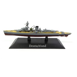 OPO 10 - Set of 6 warships 1/1250 BREMEN DEUTSCHLAND HSK5 ATLANTIS SCHLESIEN MARKGRAF (WSL30: 9-24-25-28-33-37)