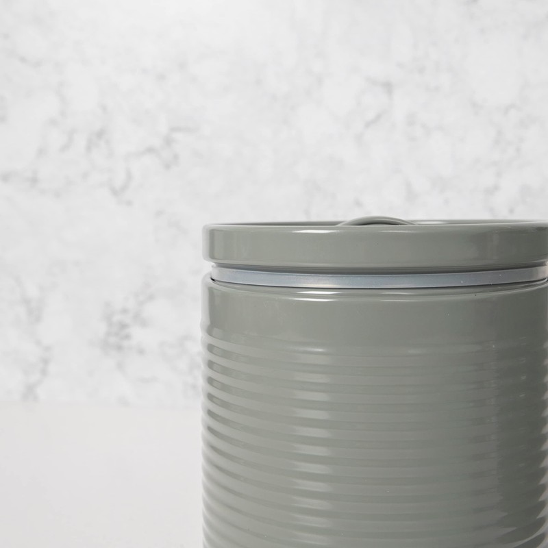 KitchenCraft Storage Canisters, Grey, 3 Pieces, Gift Boxed