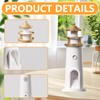 Aisny Lighthouse Decoration, Light House with LED Light, Moon Projection,