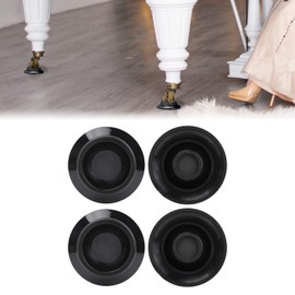 Piano Coasters, Furniture Coasters, Piano Foot Pads, Floor Protectors Piano, Piano Caster Cups Pads, Non-Slip, Soundproof, Protects Floors, Tiles and Carpets from Piano Damage, Pack of 4