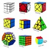 Coolzon Speed Cube Set, Puzzle Cube,9 Pack Magic Cubes Pyraminx