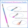 BQAN Cuticle Remover Set with Cuticle Cutter and Cuticle Pusher,