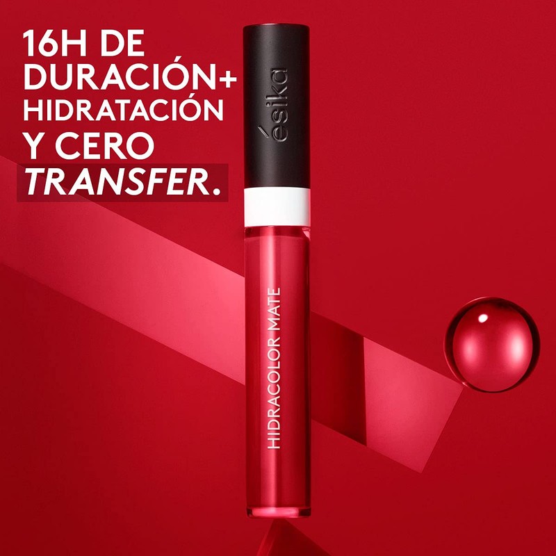 ésika - Labial Líquido No Transfer Hidracolor Mate, 6 ml
