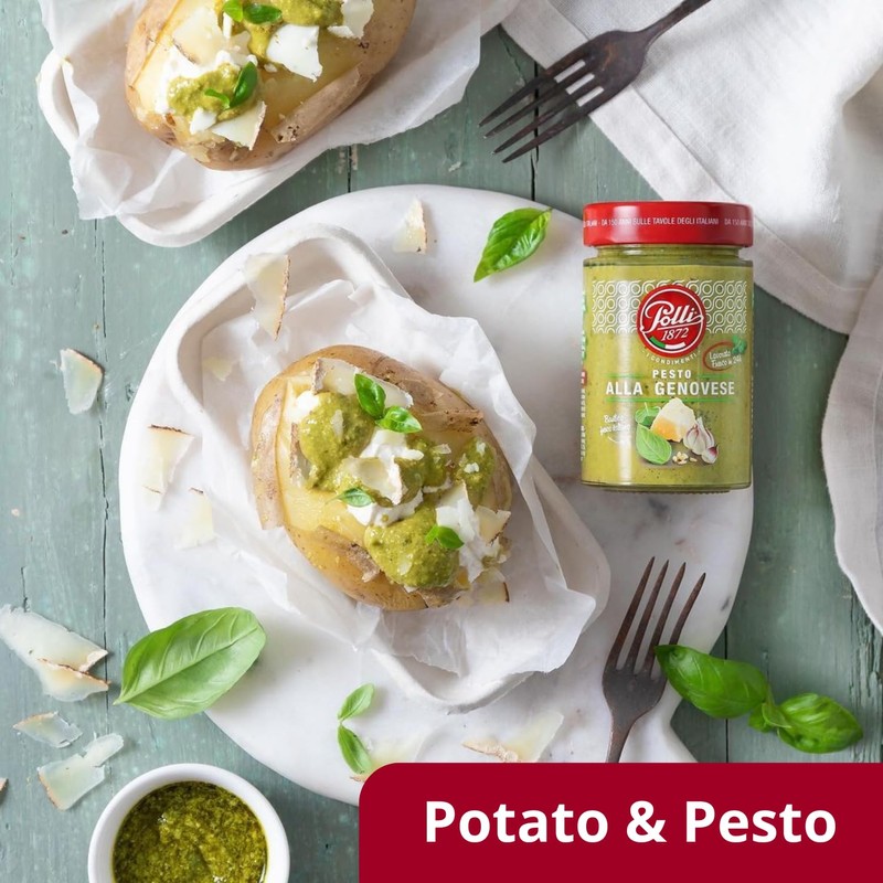 Polli Pesto Sauce Traditional Basil | Pasta Risotto and Bruschetta