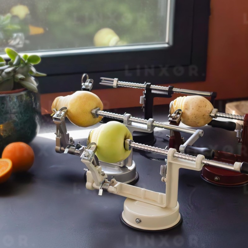 Linxor Apple Pear Peeler 3 in 1 Peel Cut Hollow