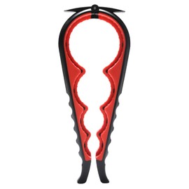 Otstar Jar Opener Bottle Opener and Ring Pull Can Openers for Weak Hands, Elderly, Arthritis and Anyone with Low Strength (Black and Red)