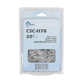 UpStart Components 5 Pack Replacement 20-Inch H78 20BPX Chainsaw Chain for Echo CS-490 Chainsaw (20" Length.325" Pitch, 0.050" Gauge, 78 Drive Links)