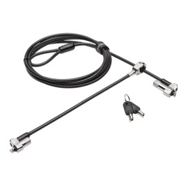 Kensington NanoSaver Keyed Dual Head Laptop Lock for Ultra-Thin Laptops/Tablets and Other Devices (K64448WW)