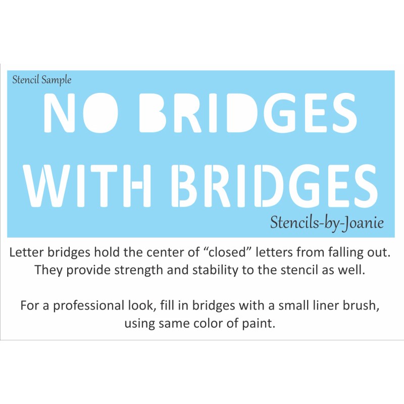 Stencils by Joanie Zoo Stencil 6" Mom Baby Elephant Pachyderm