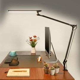 Uplift Desk E7 LED Clamp Lamp (Black)