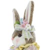 19" Whimsical Wreath Brown Bunny Rabbit Spring Easter Collectible Home