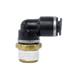 Tectran QL136910D Composite Push Lock Fitting Swivel Male Elbow (Brass D.O.T. for Nylon Tubing, 5/8" Tube Size, 1/2" Pipe Thread)