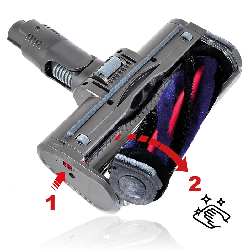SPARES2GO Floor Brush for Dyson DC59 V6 SV03 Animal Fluffy