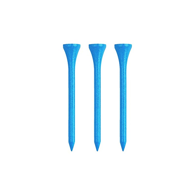 IZZO Golf Wood Golf Tees, 3.25 Inch, Light Blue (Pack