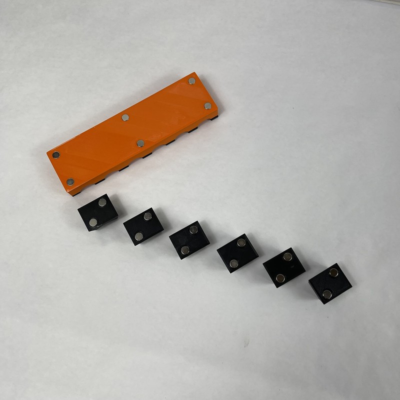 MagAttach Socket Extension Organizers (3 Piece Set, Orange/Black)