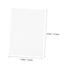 Operitacx 50pcs White Cardstock Colored Cardstock A5 Craft Papers for