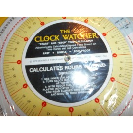 MANUAL HOURS CALCULATION DEVICE POOR MANS SUBSTITUTE FOR COMP TIME CLOCK