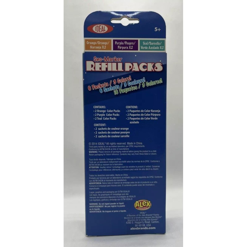 ALEX Ideal Sno-Maker Refill Packs - 6 Packets / 2