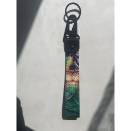 One Piece Anime Zoro Roronoa  Car Keychain  Key Ring Strap Key Tags