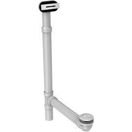 Jacuzzi MF35959 Jacuzzi MF35 Toe Tap Drain Assembly and linear overflow for Elara and Linea bathtubs