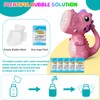 Babuloo Dinosaur Bubble Machine, Handheld Automatic Bubbles Machine for Kids