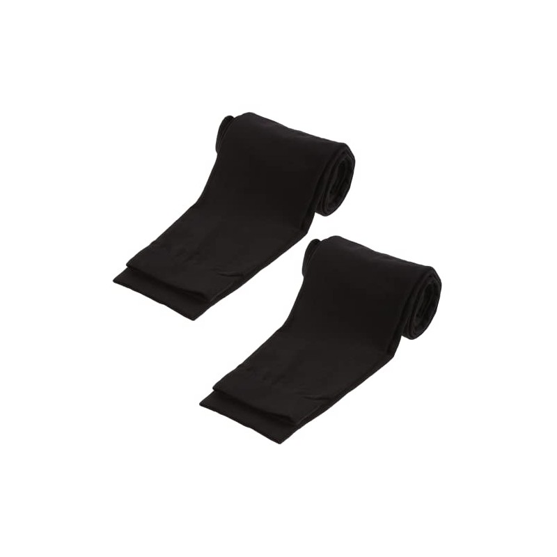2 Pairs of Footless dance tights Black (Medium)