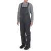 SkiGear Men's Essential Insulated Bib Overalls, Charcoal, Medium/30" Inseam