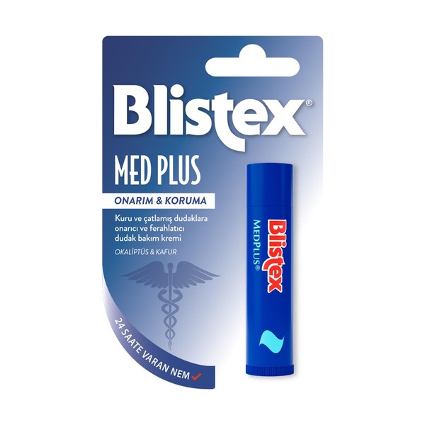 Blistex Medplus Stick Kuru ve Çatlamış Dudaklara Onarıcı ve Ferahlatıcı