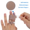 Molain 5 Pieces Finger Toe Wraps Toe Separator Fabric Finger