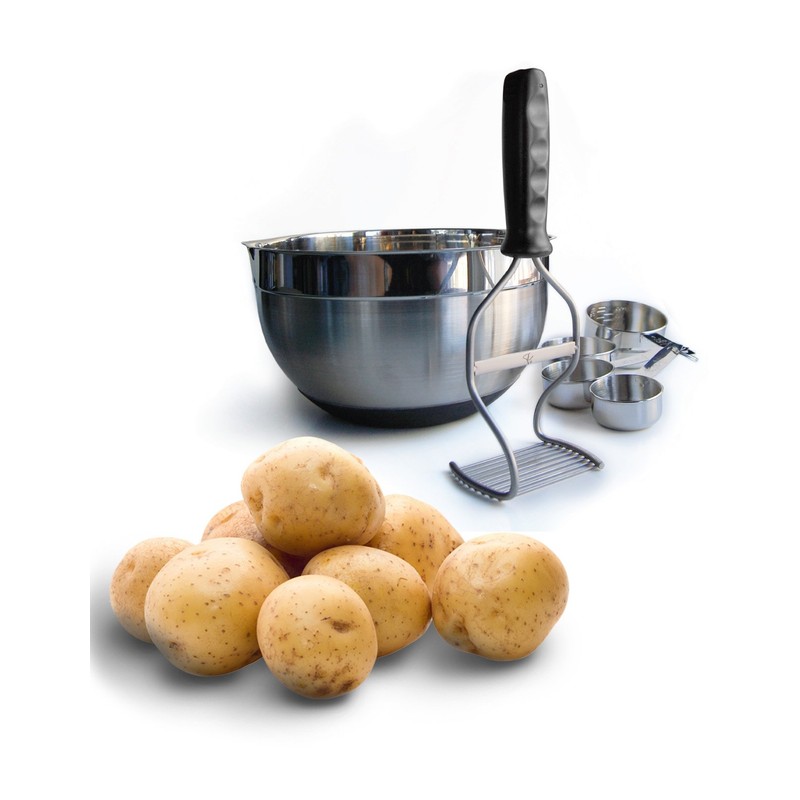 Diamond Series Heavy Duty Potato Masher – Stainless Steel Handheld