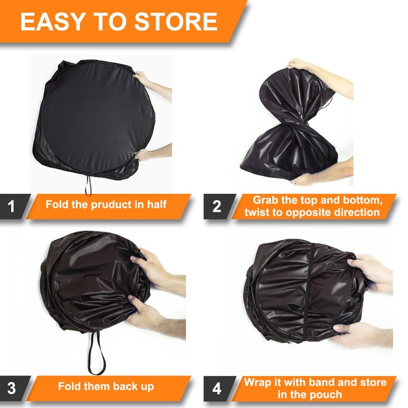Gven Truck Windshield Sun Shade for Car Windshield Cover Interior