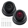 OctBird 2PCS Dummy Camera, Decoy Security Cameras with Flashing Red
