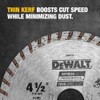 DEWALT DEWALT Diamond Blade for Masonry, Dry Cutting, Continuous Rim,