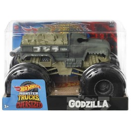 Hot Wheels Monster Trucks Oversized Godzilla, 1:24 Scale Diecast Truck