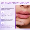 2Pcs Lip Plumper + Hydrator Lip Balm, High-Shine Moisturizer for