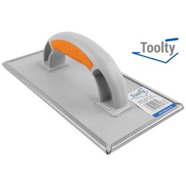 Toolty Metal Render Float - 270mm - Rubber Handle - for Stripping Styrofoam - DIY - TLTY-3672