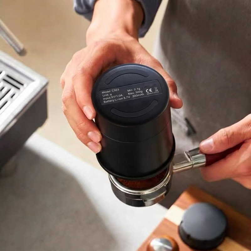Magnetic Mini Coffee Scale Rechargeable & Dosing Cup Set for