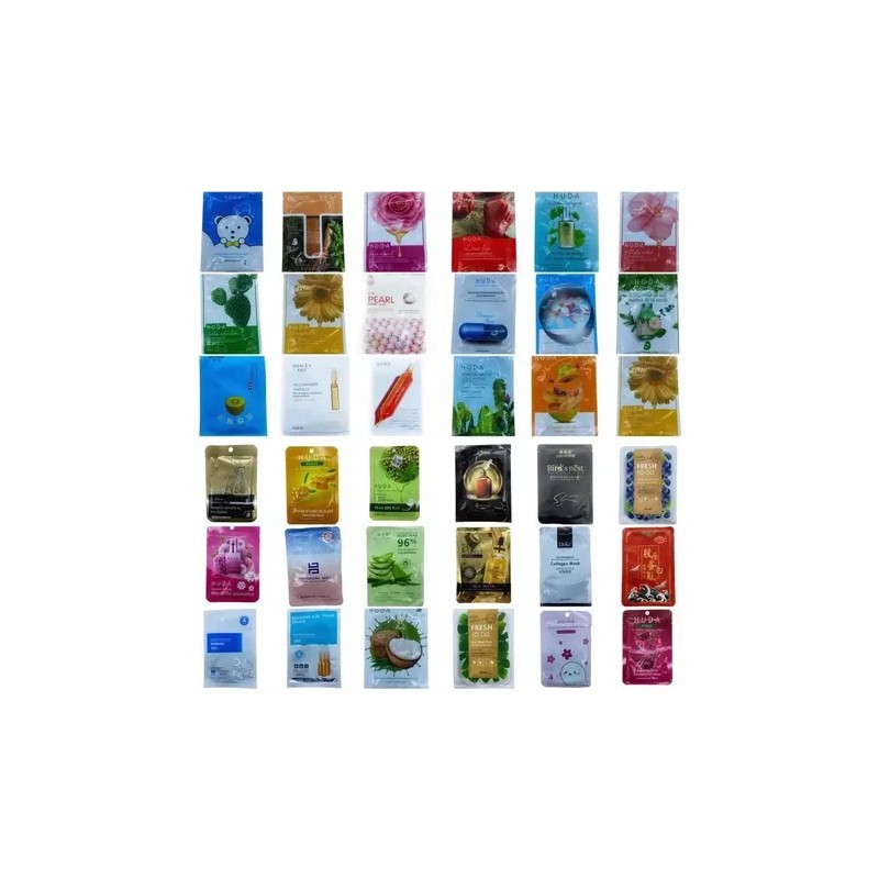 Lote De 10 Mascarillas Surtidas Coreanas Hidratantes Facial