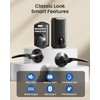 Veise Keyless Entry Door Lock with 2 Lever Handles -