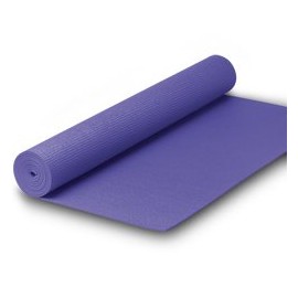 Valeo Purple Lightweight Yoga And Pilates Mat, 24-Inches Wide By 68-Inches Long, Designed To Be Durable, Cushioned, And Easy To Clean, VA4492