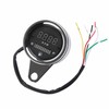 Motorcycle Digital Tachometer Tacho Speedometer Gauge 2 Airguide Cylinder Modified