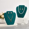 FINGERINSPIRE 2 PCS Velvet Jewelry Necklace Display Stand 7.68 inch