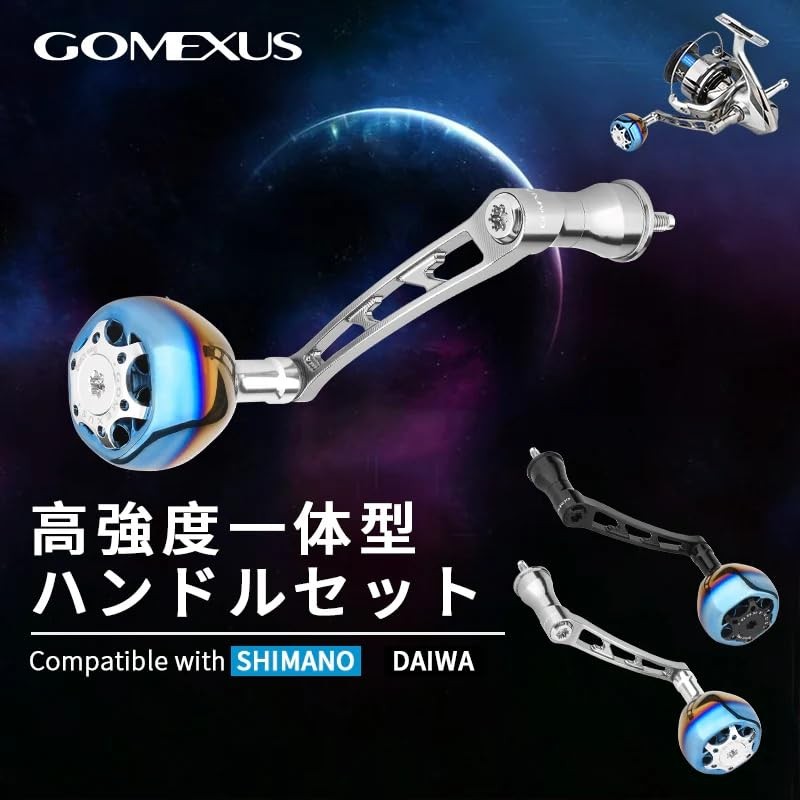 Gomexus 2.8 inches (70 mm) Handle for Shimano Daiwa Spinning