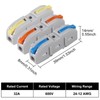 34pcs Quick Connect Electrical Splicing Wire Connectors Kit Lever Wire
