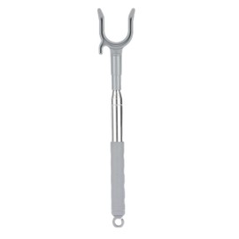 Rod lifting rod rod rod rod hanging clothes rod rod adjustable closet extender pole telescopic coat hanger suit hanger laundry rod extension closet hook pole for top shelf, ceiling, indoor, outdoor(Gray)
