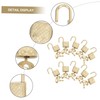Operitacx 10Pcs Zinc Alloy Padlocks Rustproof Suitcase Locks for Travel