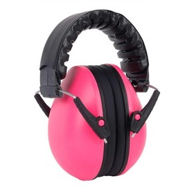 DOMIRA Ear Defenders – Noise Cancelling Ear Defenders For Adults & Kids – Hearing Protection, Shooting Ear Defenders, Autism Headphones, Soundproof Ear Muffs For Sleeping, Work & Travel (Pink)