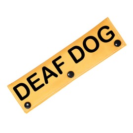 Deaf Dog Leash Wrap Deaf Dog Alerts Deaf Dogs Leash Sleeve Dog Gear (Deaf Dog-S)