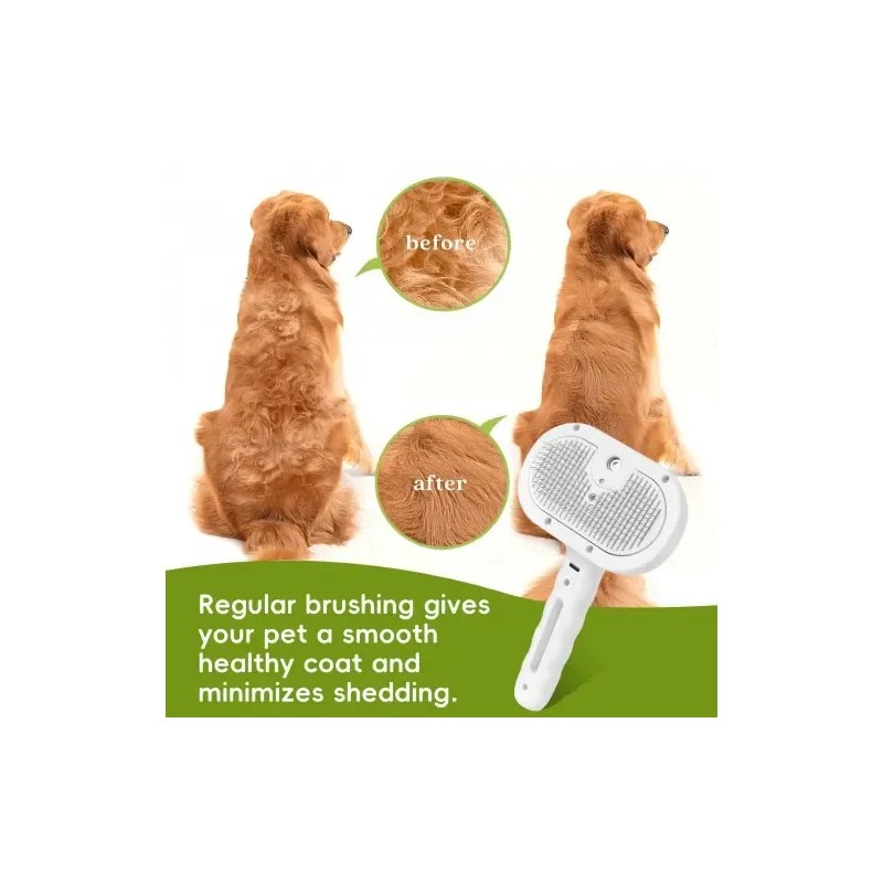 Cepillo Para Perros 3 En 1 , Gatos Vapor Peine